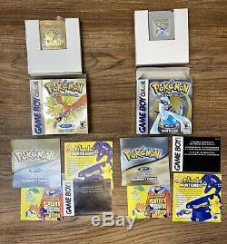 Pokémon Or & Argent Complète Cib Nintendo Gameboy Color