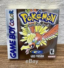 Pokémon Or & Argent Complète Cib Nintendo Gameboy Color