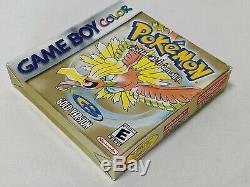 Pokemon Or Complète Dans L'encadré Minty! Nintendo Game Boy Color Gba Authentique