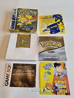 Pokémon Or Game Boy Color Boîte complet