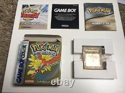 Pokémon Or Nintendo Game Boy Color Boîte