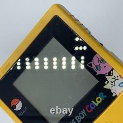 Pokemon Pikachu Edition Gameboy Couleur Avec Boîte Et Carnets