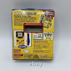 Pokemon Pikachu Edition Gameboy Couleur Avec Boîte Et Carnets