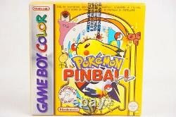 Pokemon Pinball Nintendo Game Boy Color Gameboy Couleur Nouveau Sealed Pal Psa 8