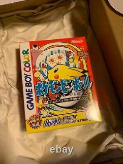 Pokemon Pinball Nintendo Gameboy Couleur Gbc Japonais Jeu Boy GB Nouveau