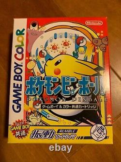 Pokemon Pinball Nintendo Gameboy Couleur Gbc Japonais Jeu Boy GB Nouveau