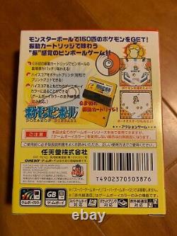 Pokemon Pinball Nintendo Gameboy Couleur Gbc Japonais Jeu Boy GB Nouveau