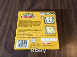 Pokemon Pinball (nintendo Game Boy Color) Tout Neuf - Scellé En Usine