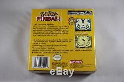 Pokemon Pinball (nintendo Game Boy Couleur Gbc) Nouvelle Usine Scellée Près De Menthe
