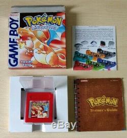 Pokemon Rosso Version Rossa Game Boy Color Pal Italien Completo Originale Raro