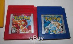 Pokemon Rouge + Jaune + Bleu + Or + Argent + Crystal Game Boy Couleur Lot