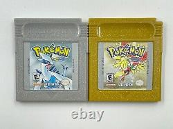 Pokemon Silver And Gold Nintendo Gameboy Couleur & Guides De Jeu Officiels Authentiques