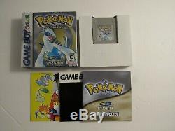 Pokemon Silver & Gold Version Authentique Nintendo Game Boy Color Cib Complete