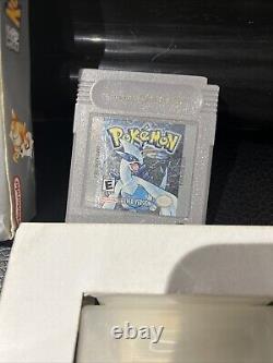 Pokémon Silver Nintendo Game Boy Color Boîte Manuel Cartouche Authentique Fonctionnelle avec Pile