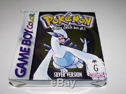 Pokemon Silver Version Nintendo Gameboy Couleur Boxe Pal Preloved Complete