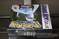 Pokemon Silver Version (game Boy Color, 2000) H-seam Sellé! Rare