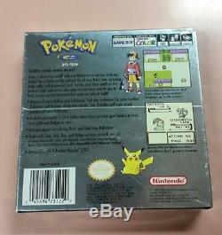 Pokemon Silver Version (nintendo Game Boy Color) Nouveau Factory Sealed! Version Américaine