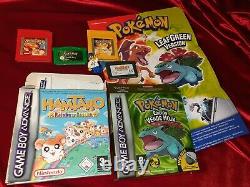 Pokemon Verde Amarillo Rojo Hamtaro Game Couleur Boy Gba Nintendo Pal Exécution Limitée