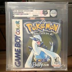 Pokemon Version Argent Nouveau Rare Sealed Gameboy Game Boy Color Vga Graded 85 Nm +