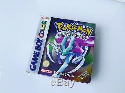 Pokémon Version Cristal Game Boy Color Mint Vf