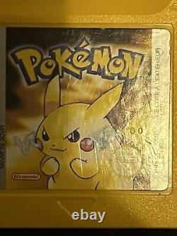 Pokémon Version Jaune Édition Spéciale Pikachu (Nintendo, 2000)