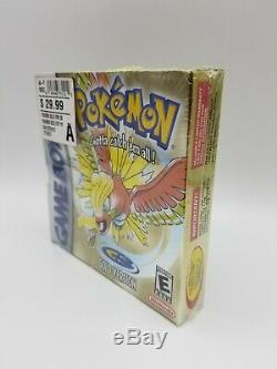Pokemon Version Or Couleur Nouveau Gameboy Rare Sealed Game Boy 2000
