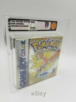 Pokemon Version Or Couleur Nouveau Rare Game Boy Scellé Gameboy Vga Graded 70 Ex +
