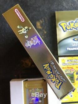 Pokemon Version Or Nintendo Game Boy Color Complète Cib