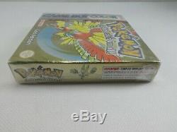 Pokemon Version Or Nintendo Game Boy Color Nouvelle Et Scellée Véritable