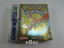 Pokemon Version Or Nintendo Game Boy Color Nouvelle Et Scellée Véritable