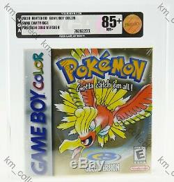 Pokemon Version Or Nintendo Gameboy Color Gbc New Sealed Graded Vga 85+