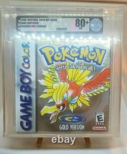 Pokémon Version Or Sealed New Game Boy Color Vga Graded 80+ Near Mint Psa