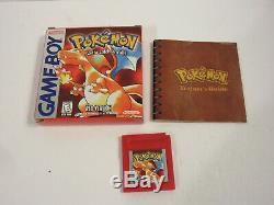 Pokemon Version Rouge 100% Complète Cib Saves Nintendo Gameboy Color Game Boy