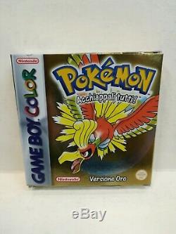 Pokemon Versione Oro Nintendo Game Boy Color Versione Italiana Usato Perfetto