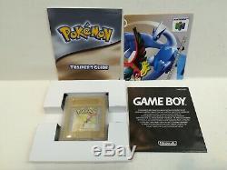 Pokemon Versione Oro Nintendo Game Boy Color Versione Italiana Usato Perfetto