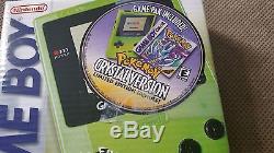 Pokémon Vert Cristal Game Boy Color System Bundle Rare