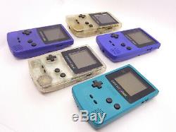 Pour Les Parties! Lot De 10 Pièces Set Nintendo Gameboy Console Couleur Système Gbc # 1457
