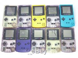 Pour Les Pièces! Lot De 10pcs Set Nintendo Gameboy Color Console Système Gbc # 1758