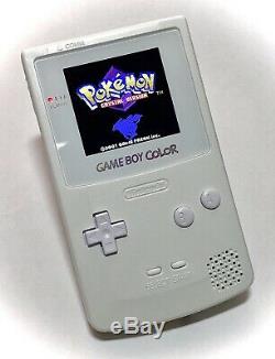 Pure White Game Boy Color Mod Ips V2 Console Écran LCD Entièrement Rétro-éclairage Blanc