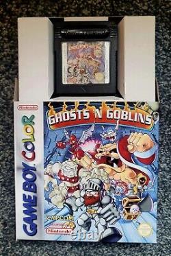 RARE Boîte de Ghosts'N' Goblins pour GameBoy Color