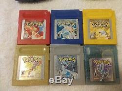 Rare Authentique Nintendo Gameboy Color Nintendo Ds Et Authentique Lot Pokémon