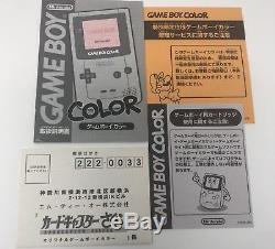 Rare Capteur De Cartes De Couleur Game Boy Nintendo Sakura Édition Limitée Japan F / S