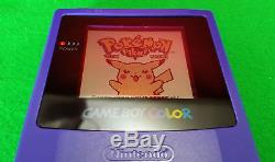 Reconditionné Nintendo Gameboy Couleur Avec Pokémon Rouge Jaune Bleu Or Argent Cristal