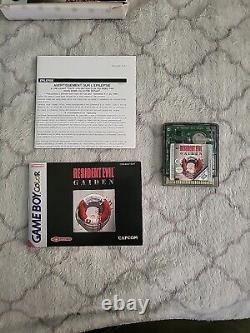 Resident Evil Gaiden Capcom pour Nintendo GameBoy Color PAL Rare<br/>	 <br/>Translation: Resident Evil Gaiden Capcom pour Nintendo GameBoy Color PAL Rare