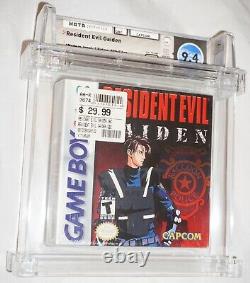 Resident Evil Gaiden (nintendo Game Boy Color) Wata 9.4 Une Nouvelle Usine Scellée