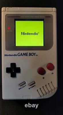 Restaured Nintendo Game Boy Dmg Original Avec Écran LCD (ips Couleur Rétroéclairée)