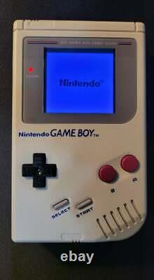 Restaured Nintendo Game Boy Dmg Original Avec Écran LCD (ips Couleur Rétroéclairée)