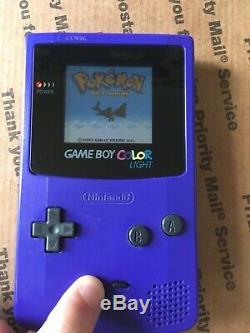 Rétro-éclairé Gameboy Color Freckleshack-bennvenn Modded Gbc Jeu De Cartes À Collectionner Pokemon