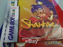 Shantae Gameboy Couleur Original Complet En Boîte Avec Manuel