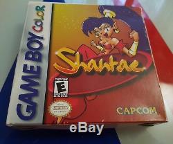 Shantae Gameboy Couleur Original Complet En Boîte Avec Manuel